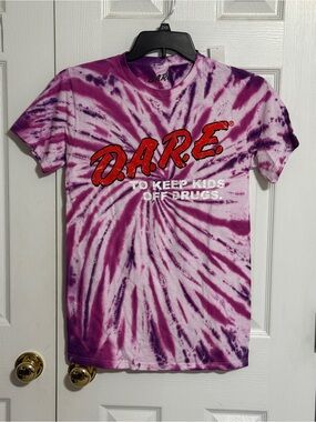 Men's Purple Tie-Dye Short Sleeve Tee